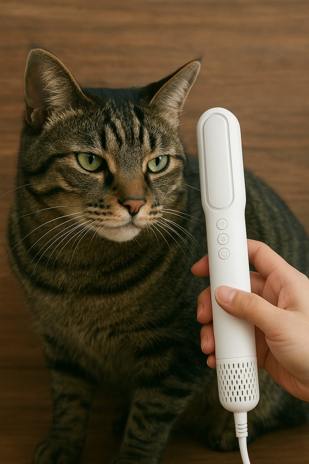 猫が嫌がらない静音ドライヤー「mino」をレビュー｜8歳シニア猫にも