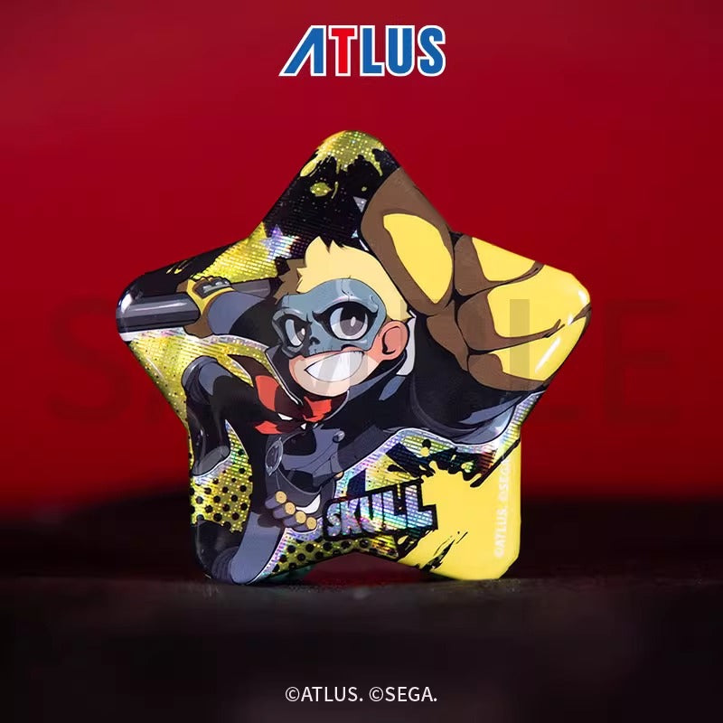 予約】SEGA Store 中国限定 P5T ペルソナ5 タクティカ 星型缶バッジ