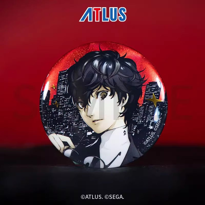 予約】SEGA Store 中国限定 P5R ペルソナ5 ザ・ロイヤル 缶バッジB