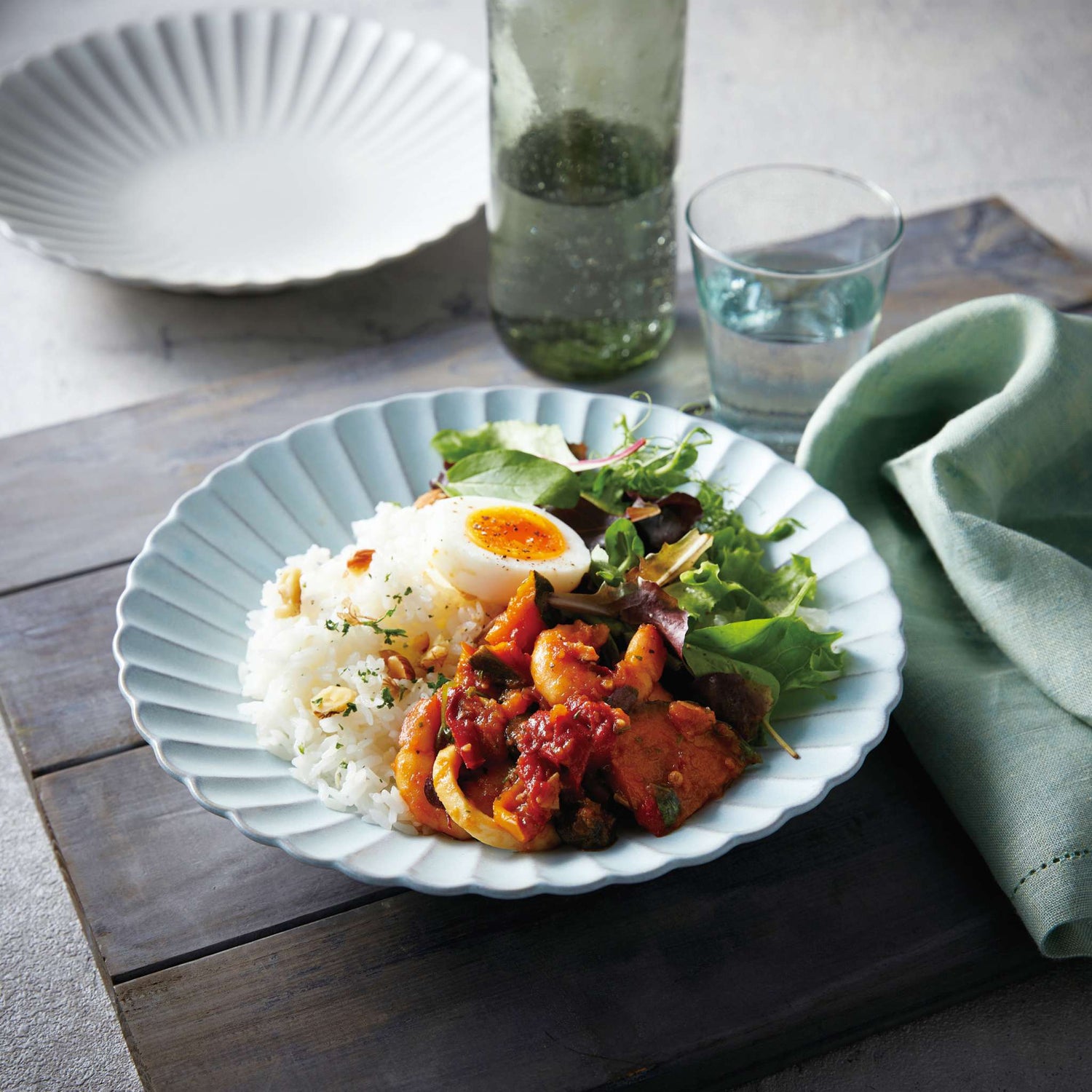 ◇201◇ ＊三田青磁 輪花 小皿5枚 時代 骨董 和食器 ◇