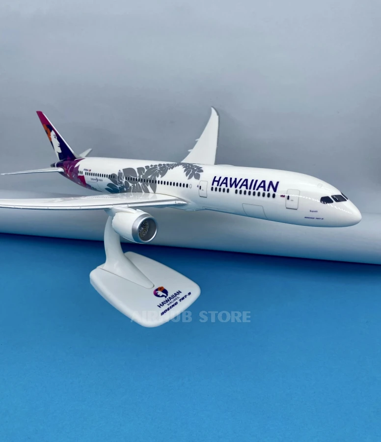 Aviation Aircraft Model Boeing 787-9 Dreamliner Hawaiian N781HA 1:200