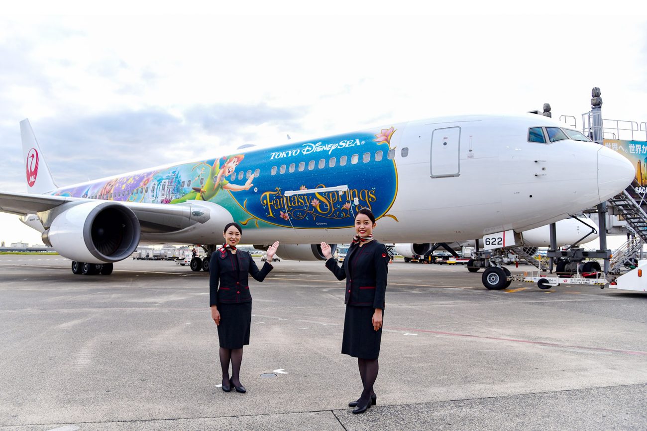 JALBoeing767 DisneyonTour 1/200ディズニー特別塗装 JALBoeing767