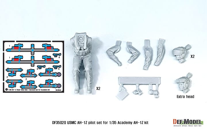 Buy USMC AH-1Z Viper pilot set online for28,50€ | AK-Interactive