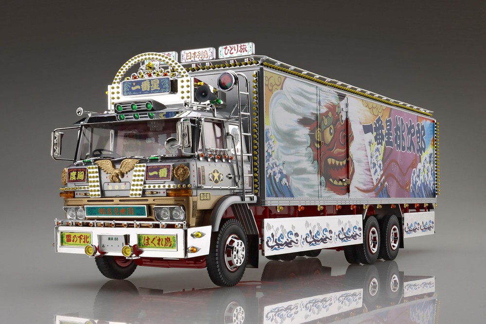 トラック野郎一番星北へ帰る天下御免デコトラプラモデル トラック野郎一番