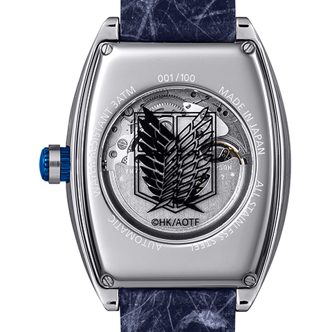 TVアニメ『進撃の巨人』和紙を使用した日本製機械式時計がGARRACKから