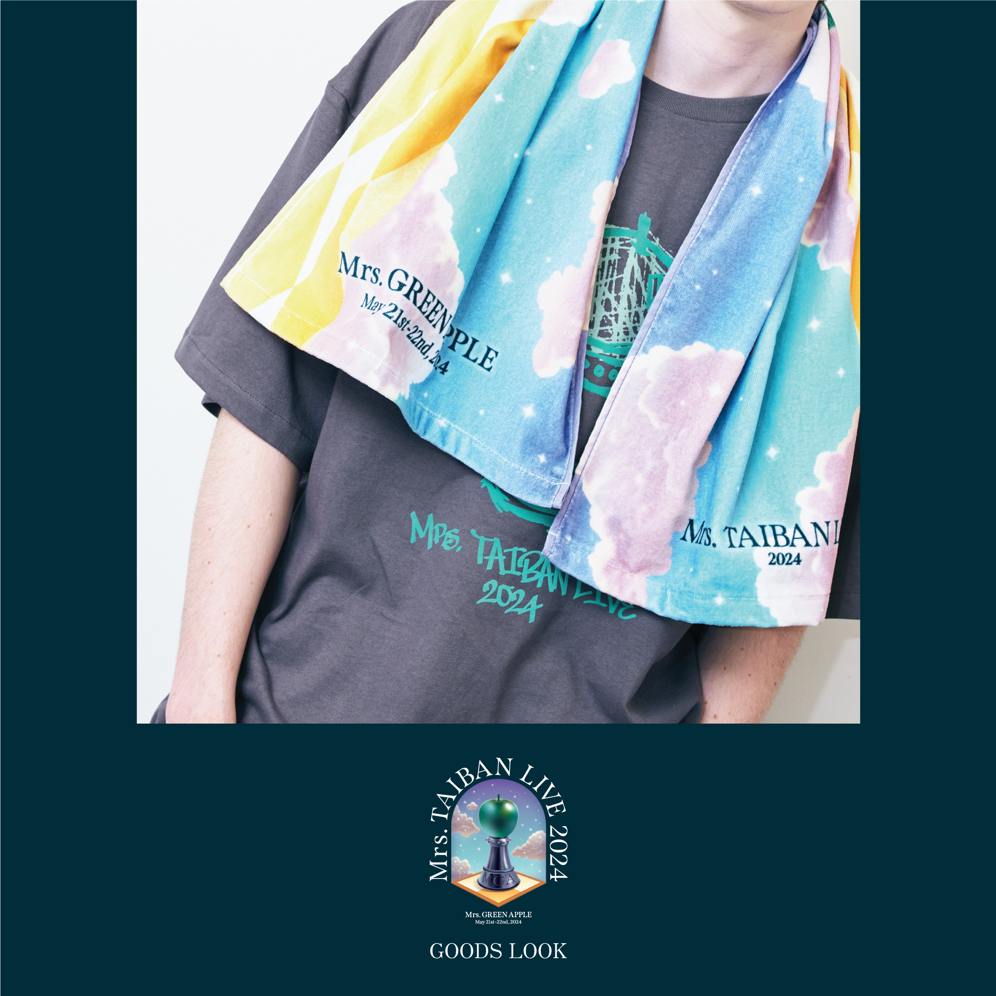 Mrs. GREEN APPLE ≪Mrs. TAIBAN LIVE 2024≫ GOODS LOOK公開！ -Mrs