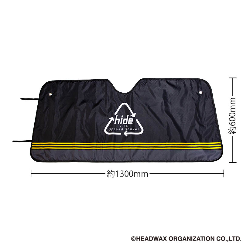 hide OFFICIAL GOODS】hide Car Sunshade 7/4(金）12時より発売開始
