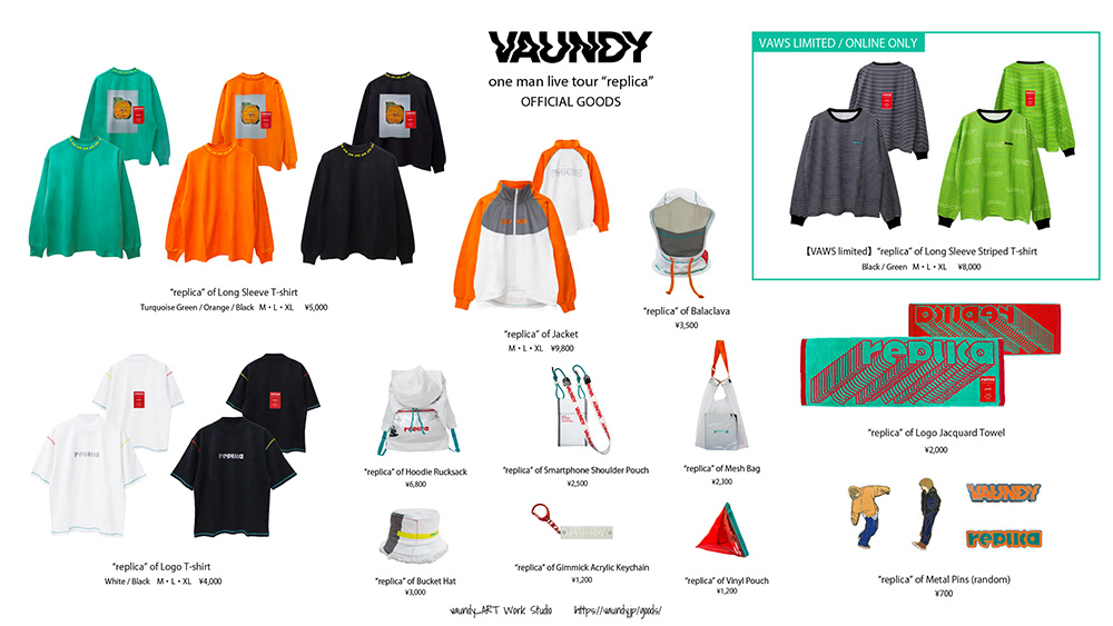 Vaundy Tokyoライブハウス限定グッズ Vaundy VAWS premium live house
