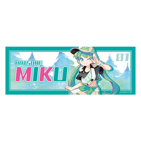 未使用】初音ミク レーシングVer.2017 マイクロファイバースポーツ