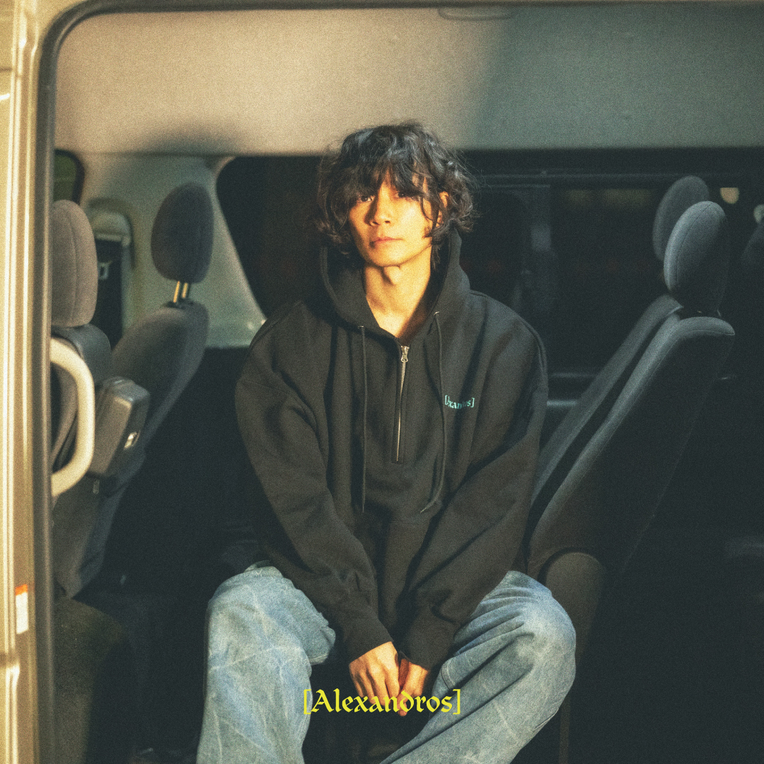 2025 Winter Fest. HALF ZIP HOODIE (Black) | [Alexandros