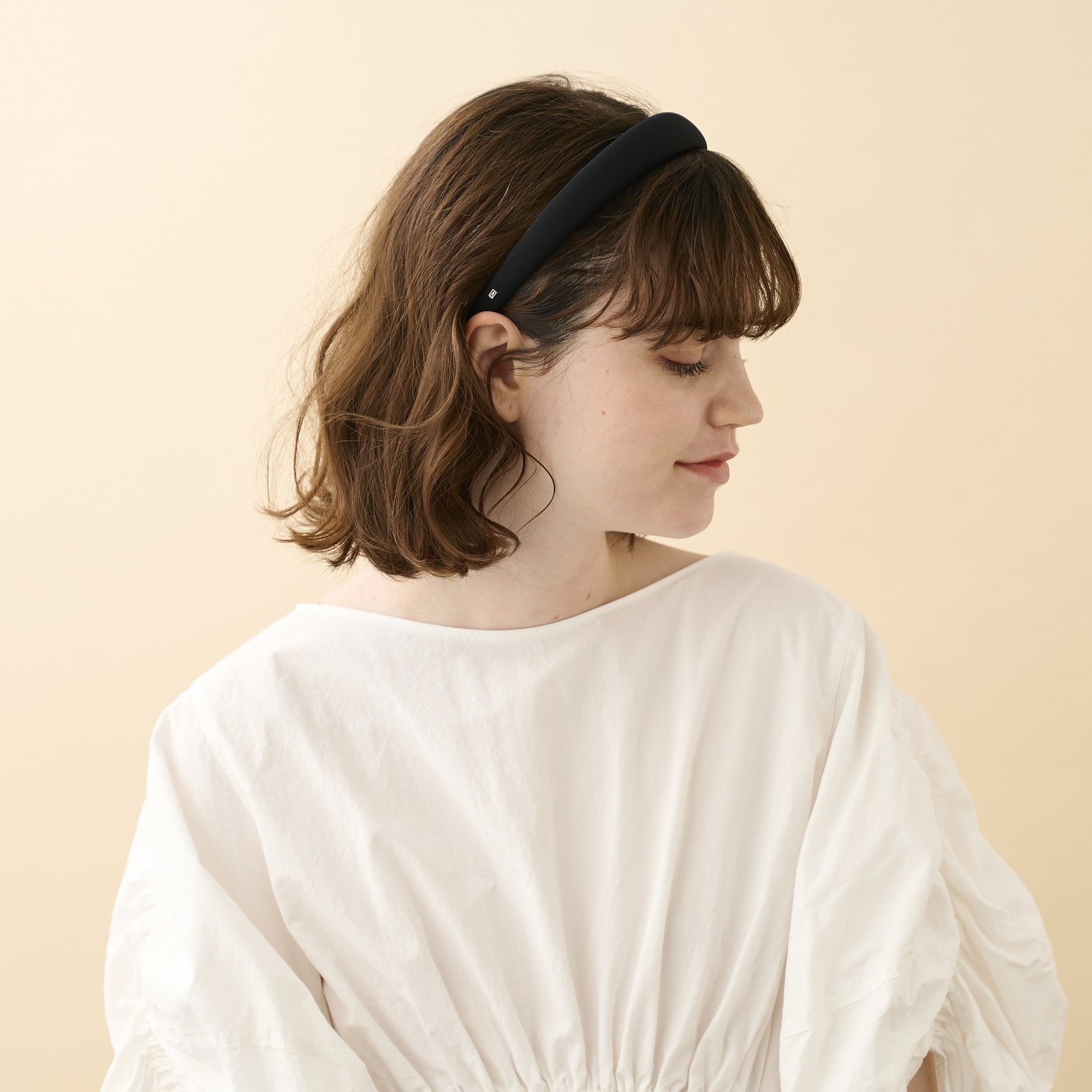 ALEXANDRE DE PARIS バーガンディ ヘアバンド ALEXANDRE DE PARIS