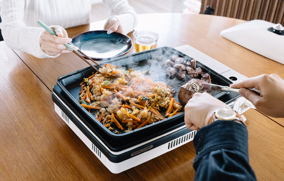 ポータブル ガス ホットプレート グラパン | Aladdin（アラジン）公式