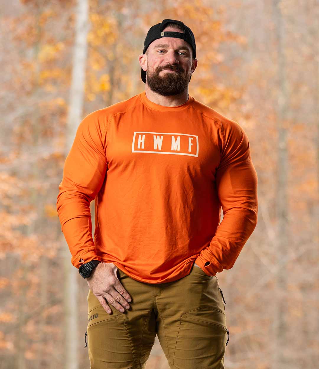 HWMF Performance Long Sleeve - Burnt Orange – All American Roughneck