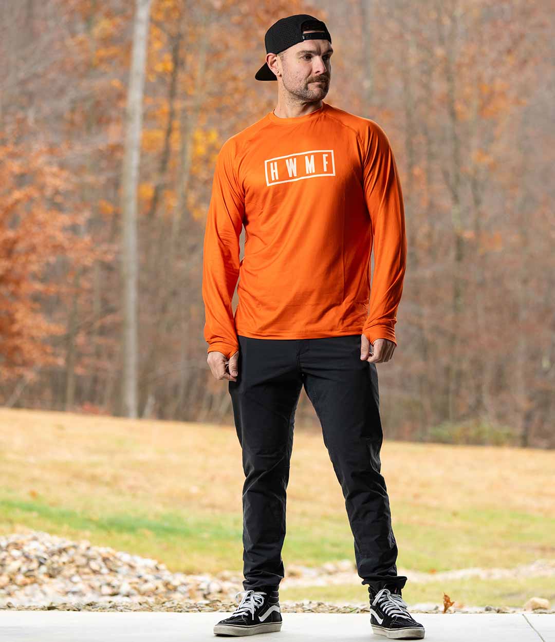 HWMF Performance Long Sleeve - Burnt Orange – All American Roughneck