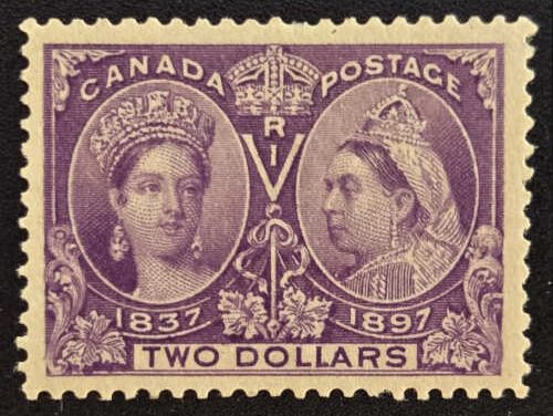 カナダ 1897 Diamond Jubilee 5＄未使用1種 カナダ 1897 Diamond