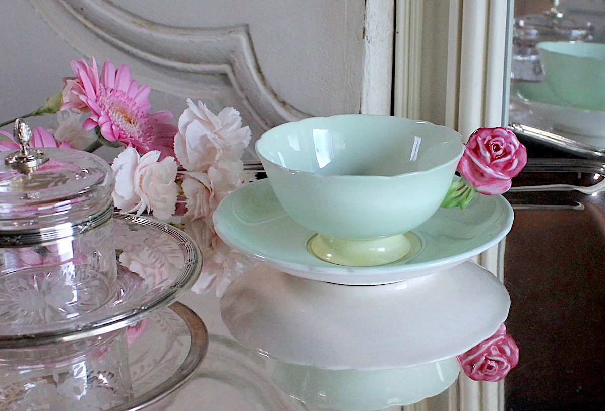 Sold : パラゴンローズハンドルミントグリーン、ほぼ完品 | アリス