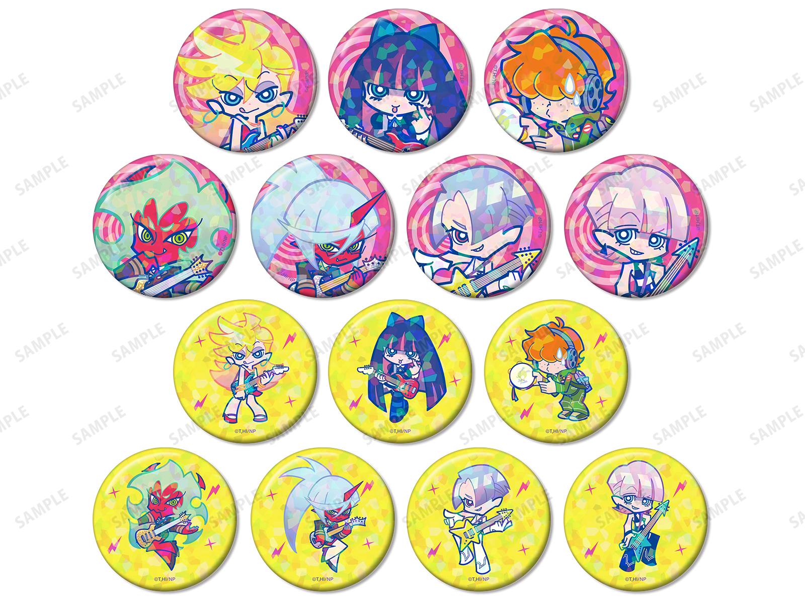 ポリウレタン fes 缶バッジ panty&stocking パンスト ② New PANTY