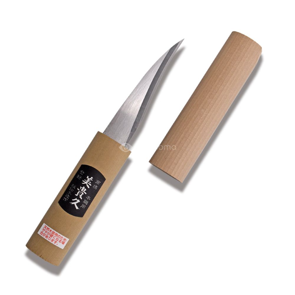 美貴久 田主丸型 接木小刀 磨き 105mm 木サヤ入（右用） – amenoma