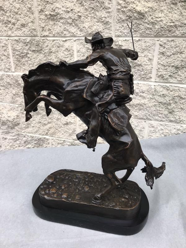 Bronco Buster Bronze Statue ~ Jumbo - American Bronzes