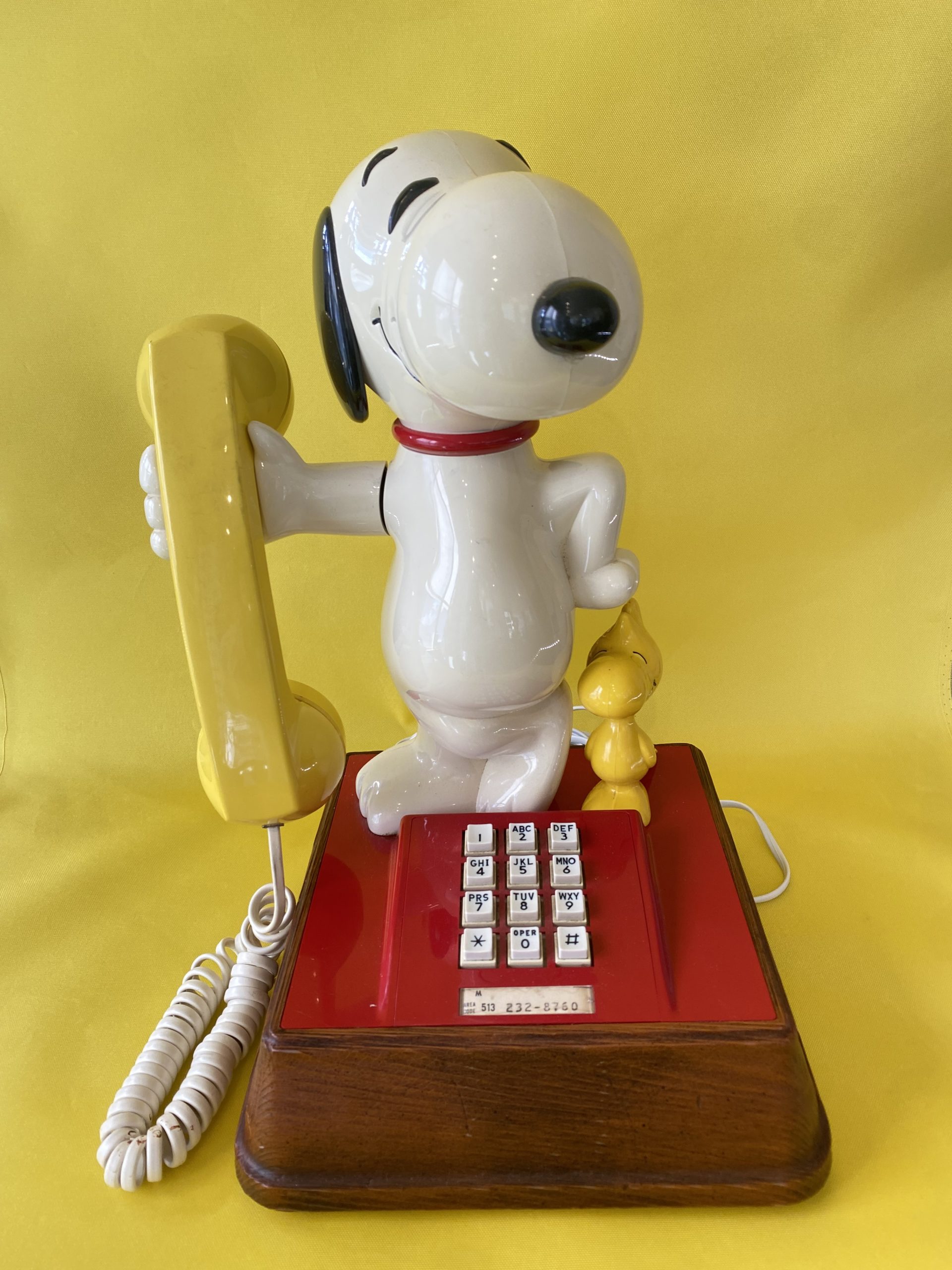 スヌーピー レトロ 電話機 1970年代 スヌーピー 電話 Snoopy Phone