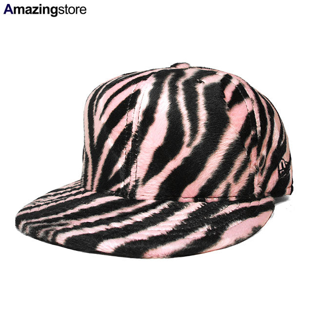 DEADSTOCK ニューエラ 59FIFTY ZEBRA PIMPIN-FUR FITTED CAP PINK