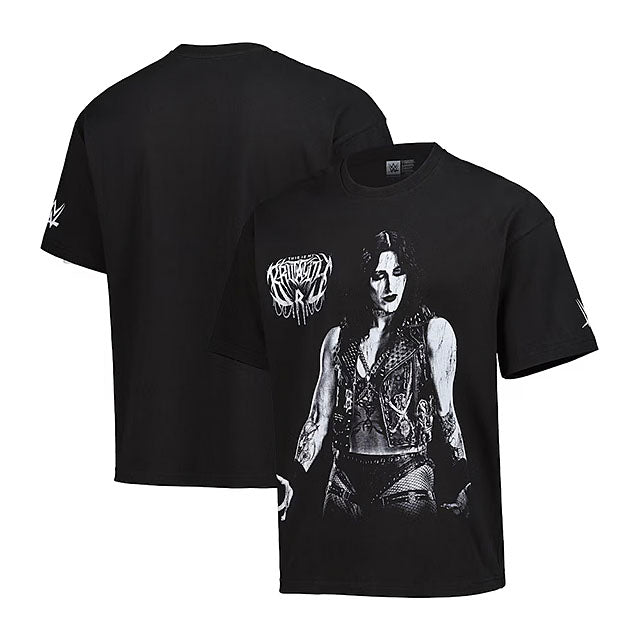 海外取寄 リア リプリーモデル WWE AUTHENTIC Tシャツ BACK ON TOP T