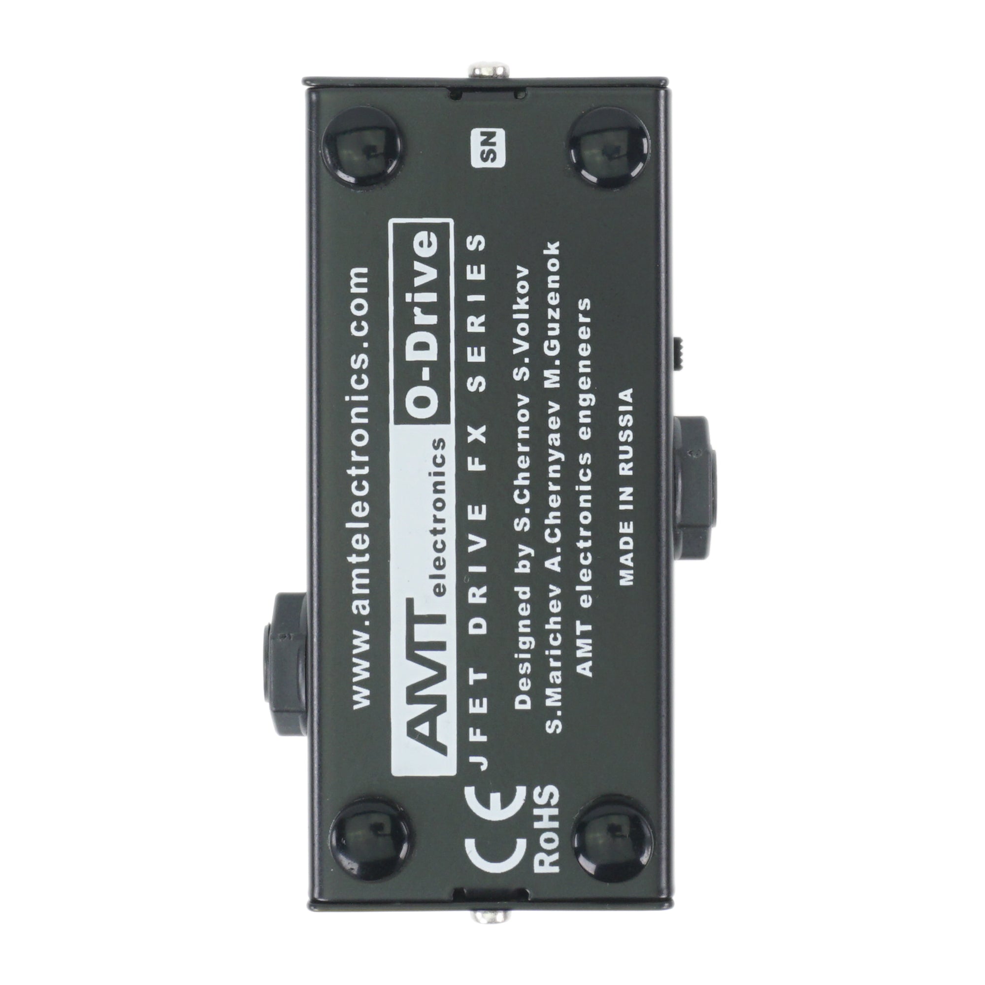 AMT O-Drive mini — JFET distortion pedal (Orange) (w/o power