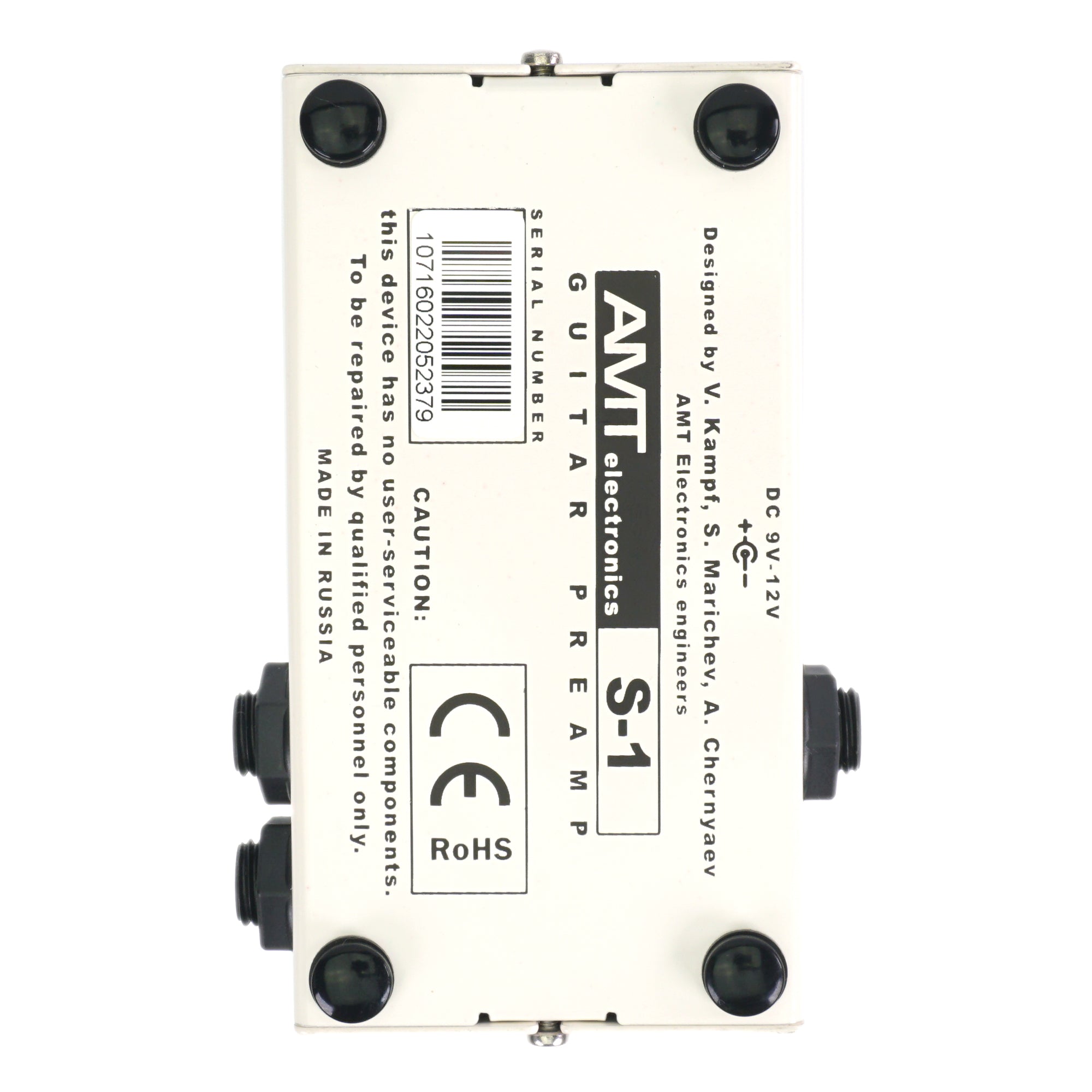 AMT S1 — JFET guitar preamp (1 channel) Soldano (w/o power supply