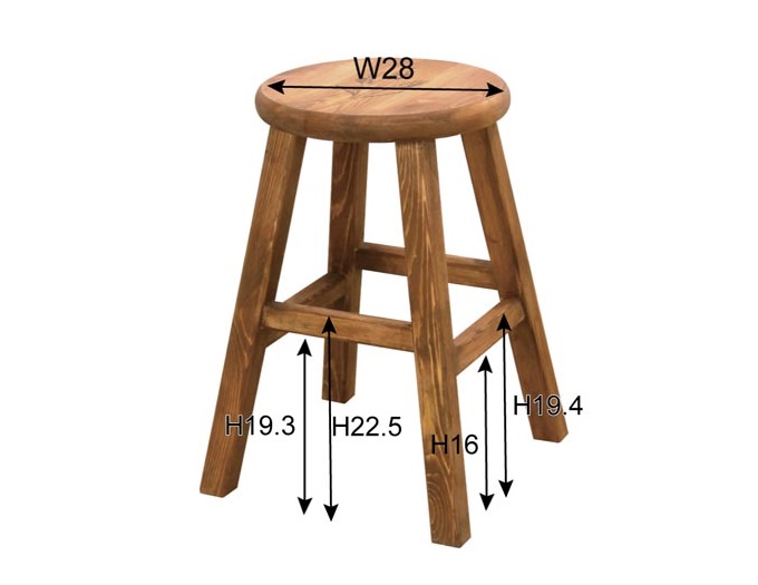TORA 国産ひのき 丸椅子 木製スツール ♡様専用 国産ひのき 丸椅子