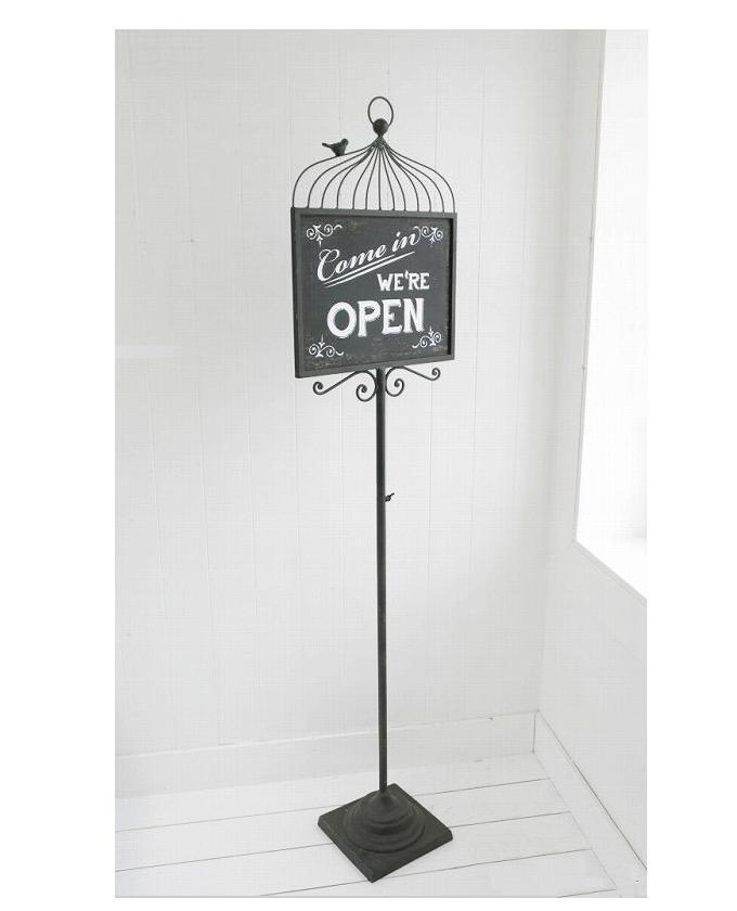 アイアンスタンド アンティーク シャビー 看板 メニュー ディスプレイ