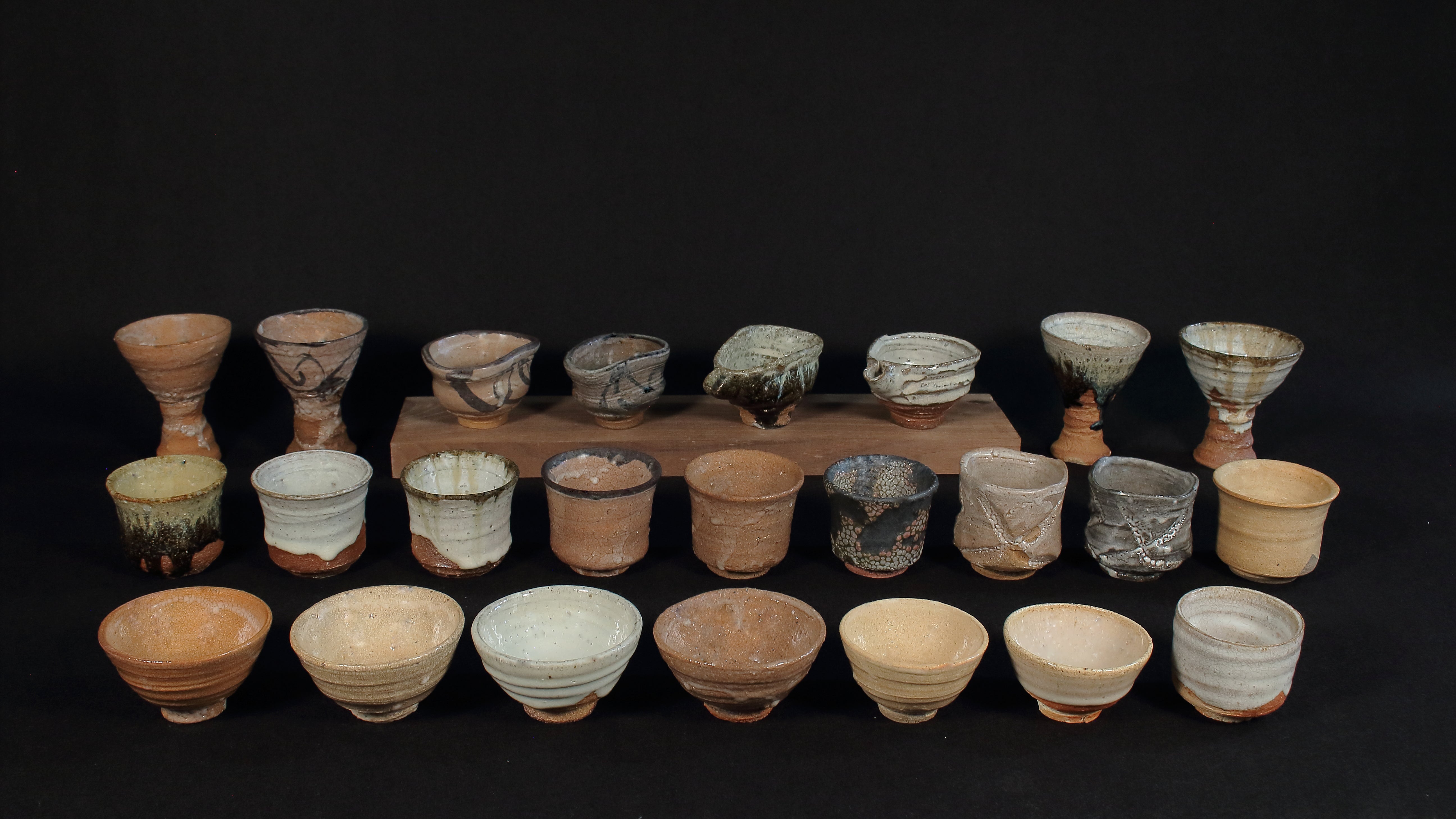 現代陶芸京都美術文化大賞文化功労者『藤平 伸』朱紅花器清水焼オブジェ