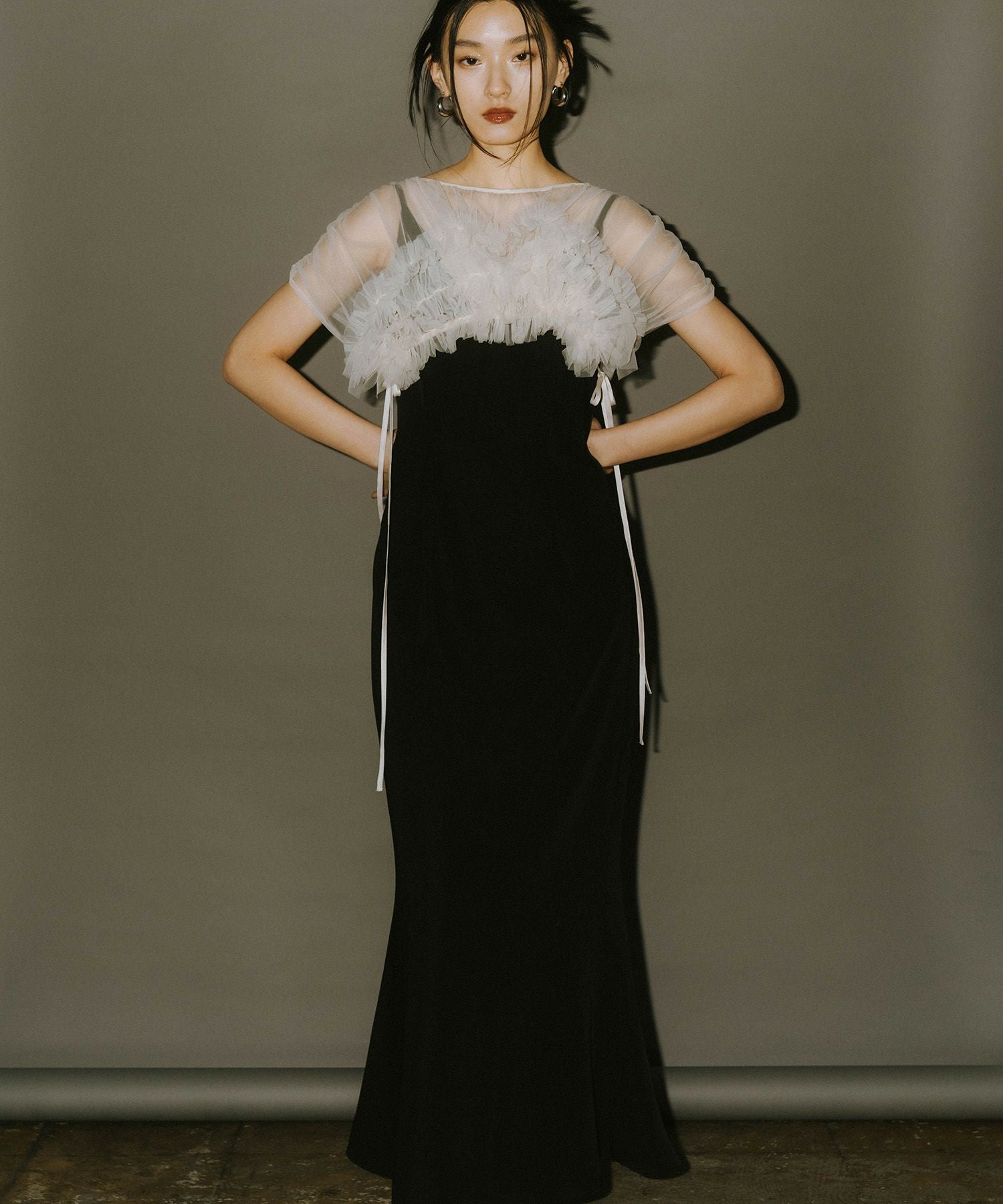 volume soft tulle dress | ANDRESD