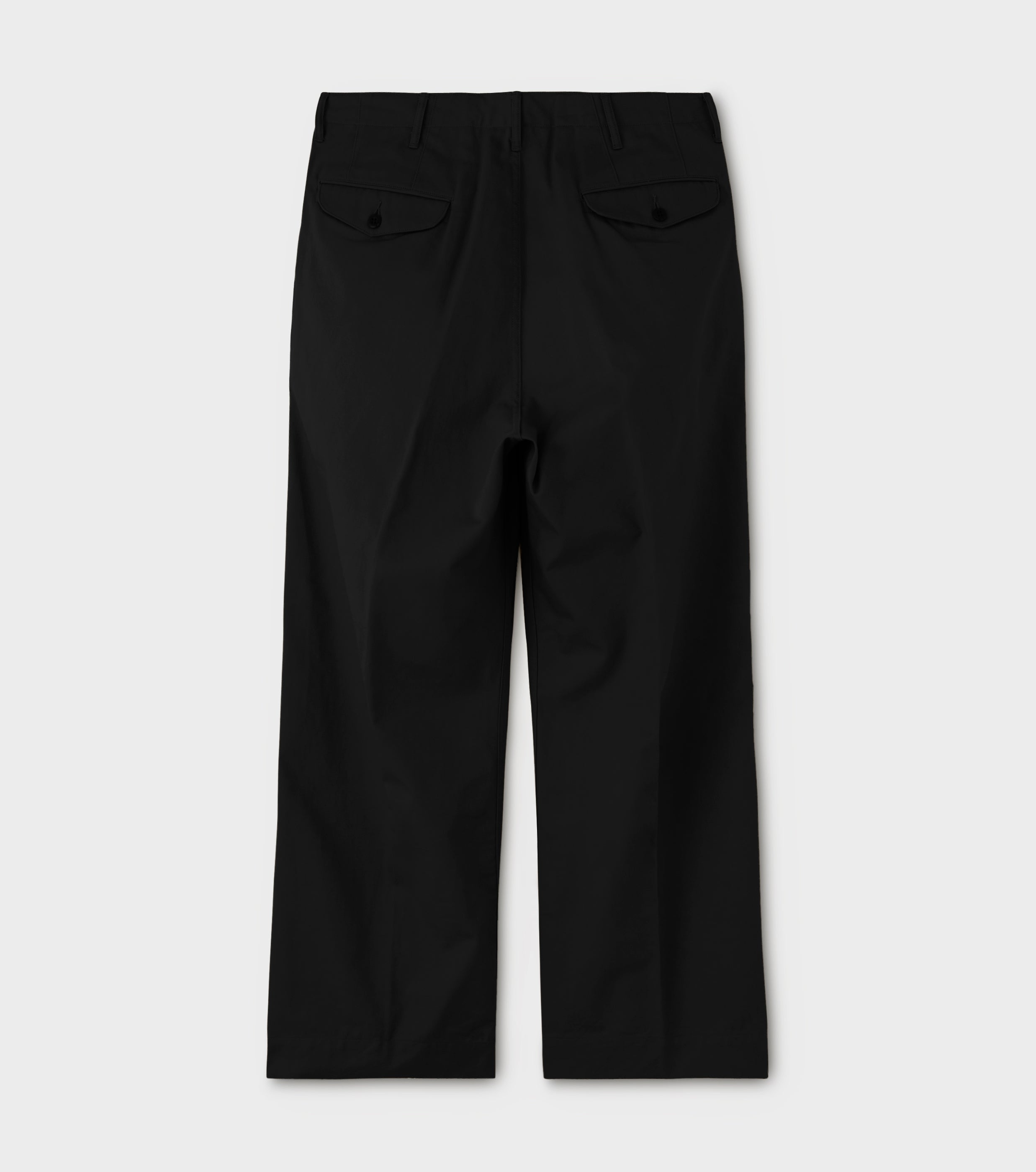 PHIGVEL（フィグベル）｜OFFICER TROUSERS WIDE- INK BLACK – anemoscope