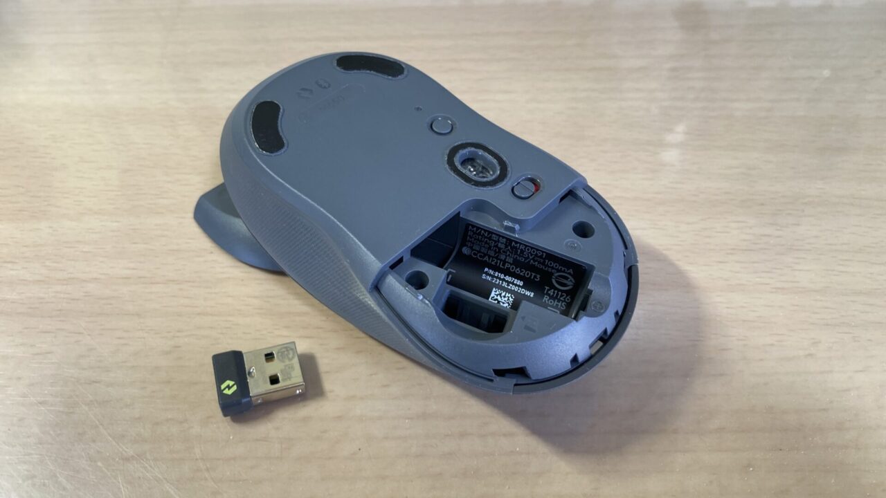 ロジクールの静音マウス Signature M650MGR ワイヤレスマウスレビュー