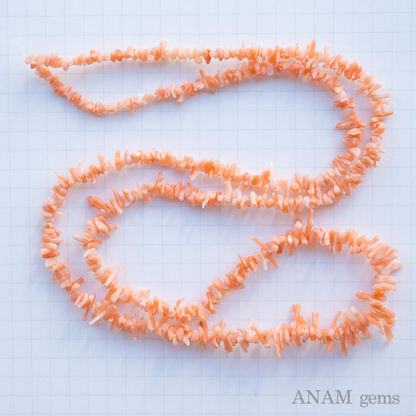 天然サンゴ 枝状コーラル ピンクオレンジ