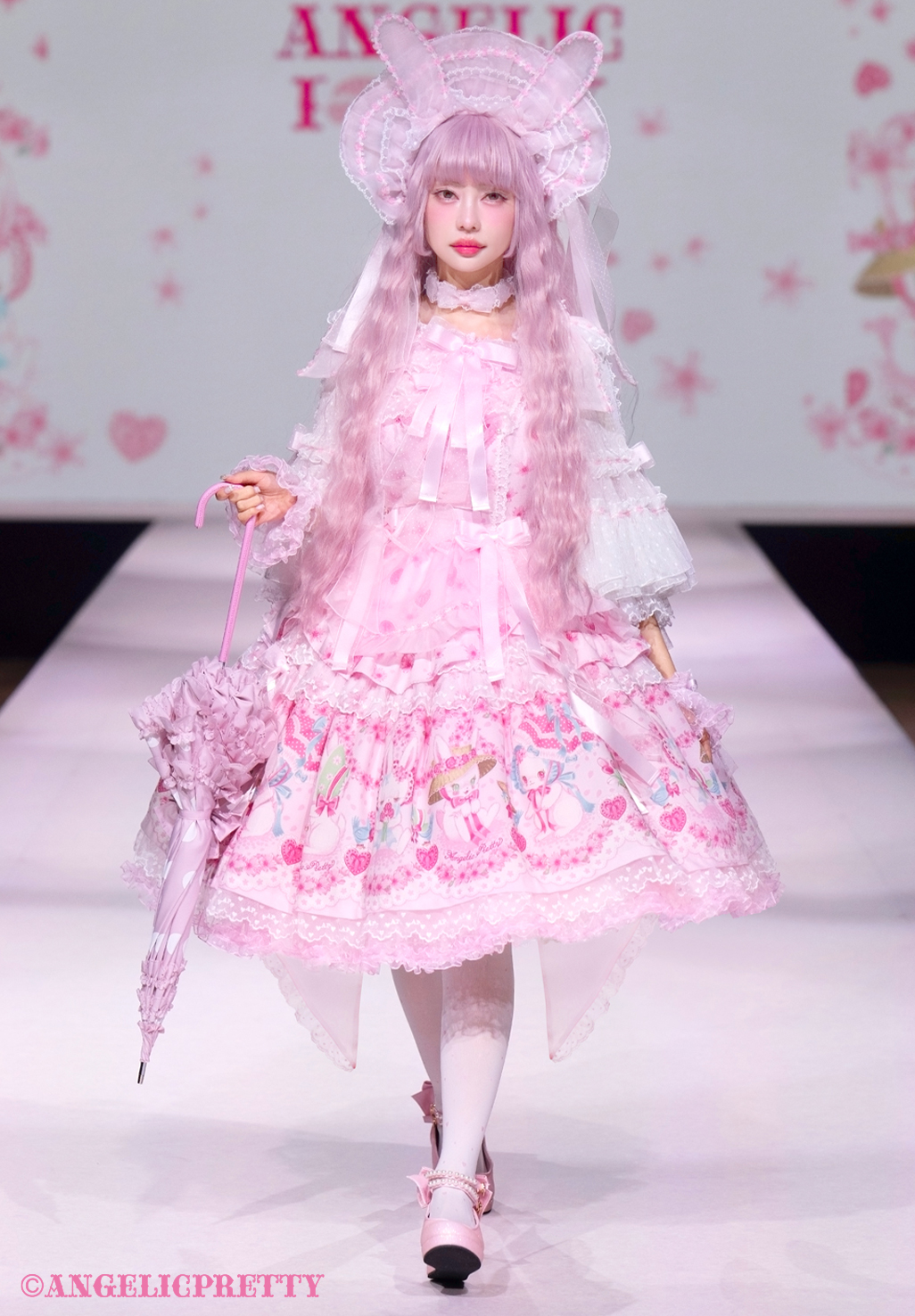 リリカルバニーカチューシャ シロ アンジェリックプリティ リリカル