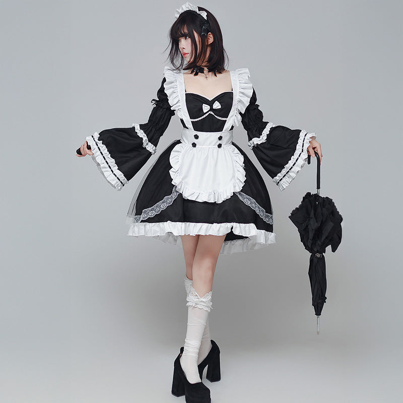 大きいサイズ レディース｜クロスノワール・ゴシックメイドドレス(M/L