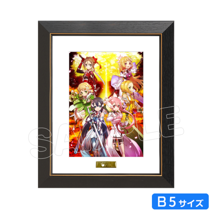 結城友奈は勇者である 郡 千景 複製サイン入り キャラファイングラフ