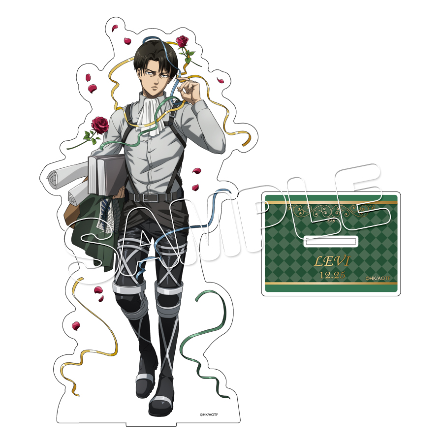 進撃の巨人 まるくじ チェスstyle リヴァイ アクスタ アクキー 2点