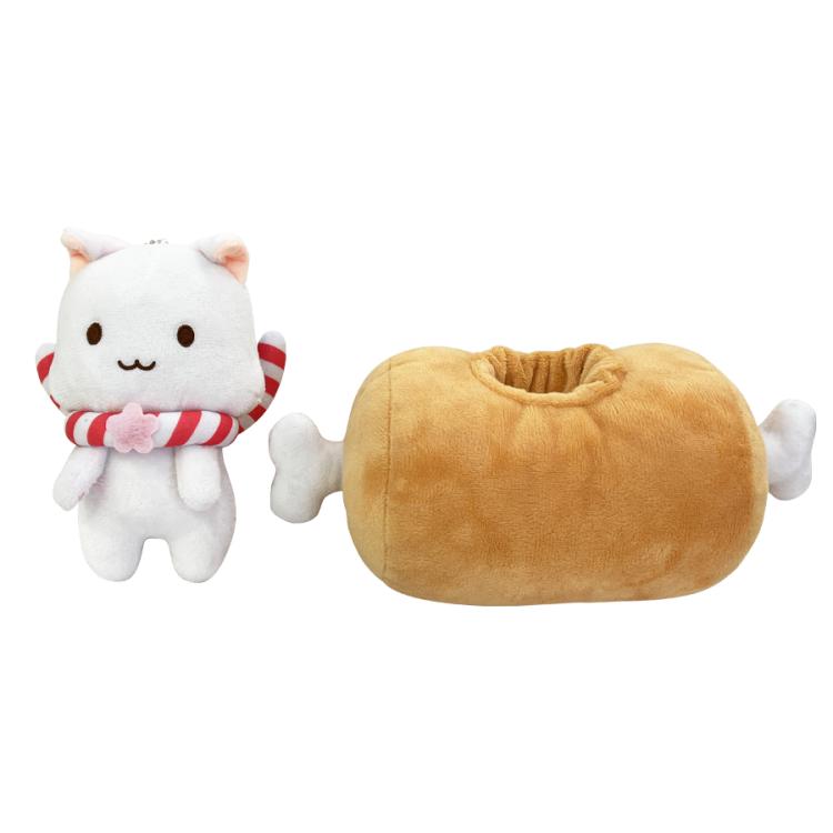 肉に埋め込まれたたまさくらちゃんぬいぐるみマスコット／まちカドまぞ