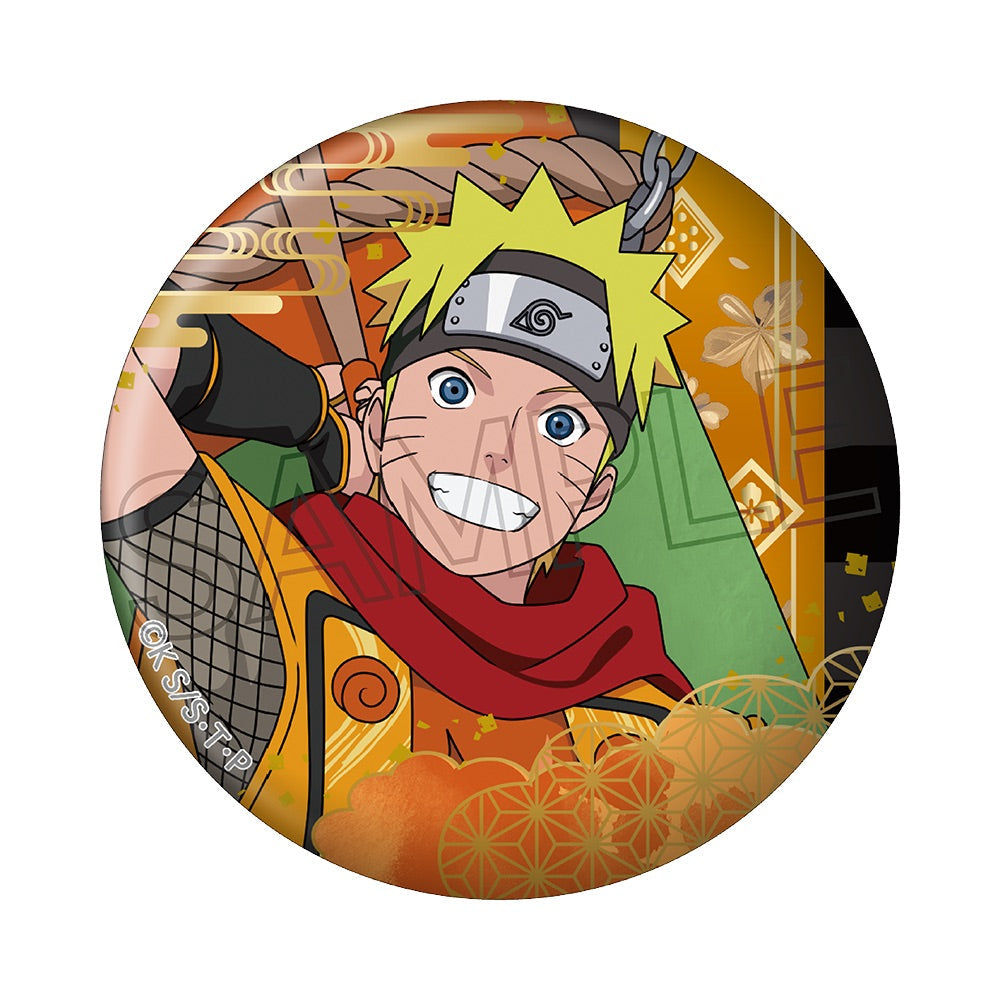 NARUTO サンリオコラボ ハート缶バッジ 飛段 角都 NARUTO サンリオ