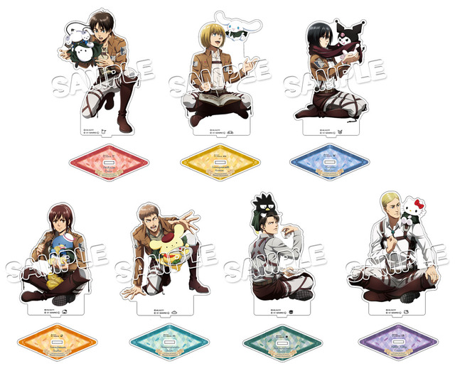 進撃の巨人×サンリオキャラクターズ」初コラボ！ キデイランドでグッズ