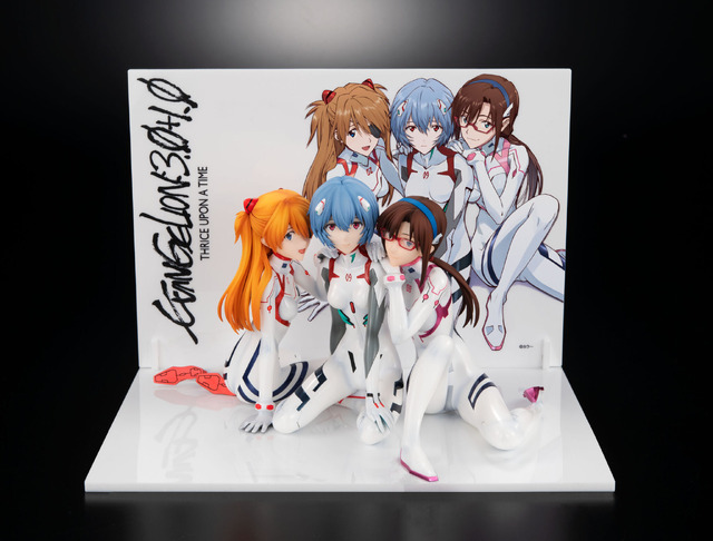 エヴァンゲリオン レイ アスカ マリ レースクイン フィギュア4体