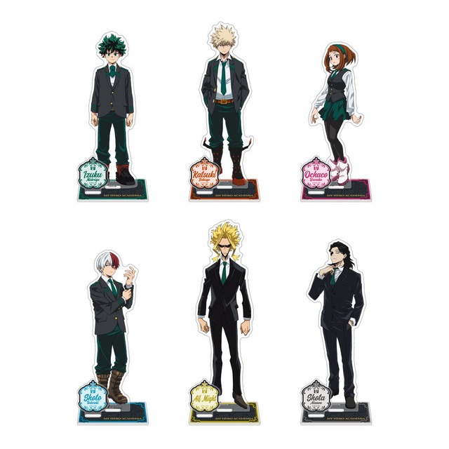 ヒロアカ」デク、爆豪、お茶子、オールマイトがビシッとクールに