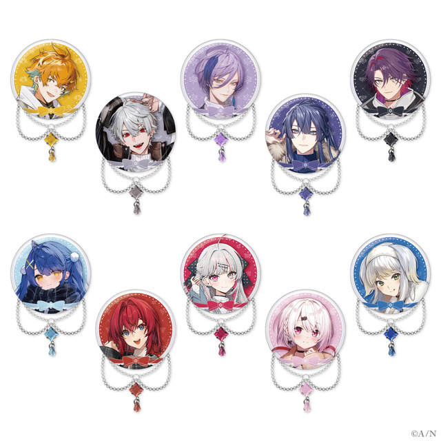 にじさんじ エクス・アルビオ 誕生日グッズ 2025 缶バッジ チェキ風