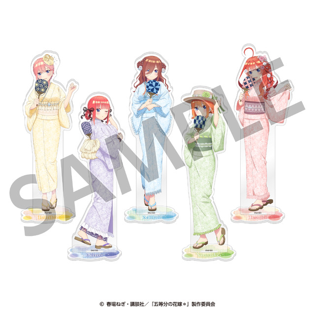 五等分の花嫁」二乃、三玖、四葉たちが浴衣姿で納涼♪誰と一緒に夏を
