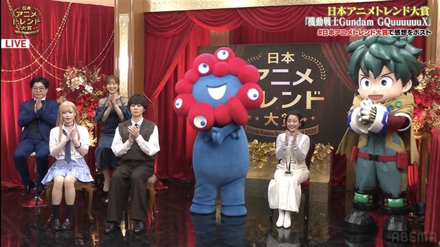 機動戦士Gundam GQuuuuuuX」が日本アニメトレンド大賞に決定！「日本