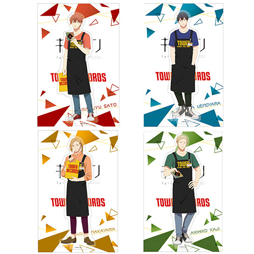 ギヴン」×タワーレコードがコラボ！ タワレコエプロン姿の真冬ら限定