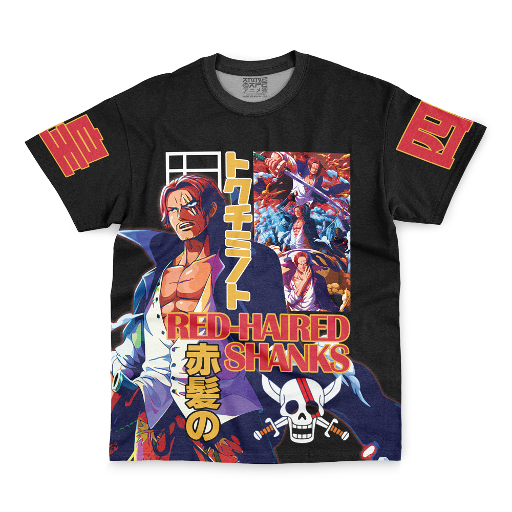 Shanks V2 One Piece Streetwear T-Shirt | Anime Ape