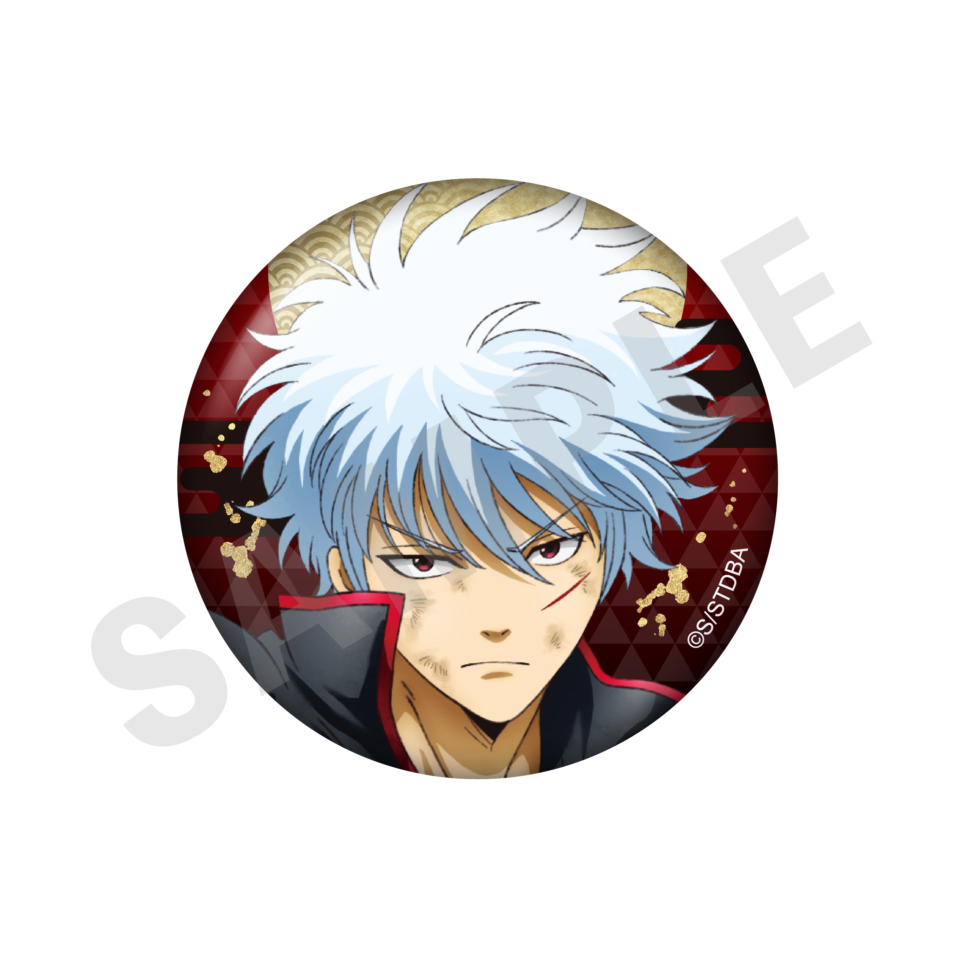 Gintama 坂田銀時 キーボード】銀魂 J-WORLD 景品 缶バッジ(坂田銀時